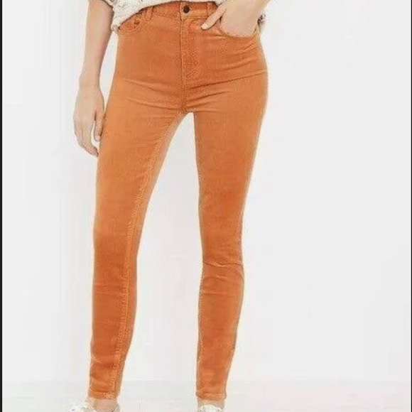 LOFT ‘THE SKINNY’ HIGH RISE CORDUROY IN SIENA SUNSET NWT - Picture 3 of 4